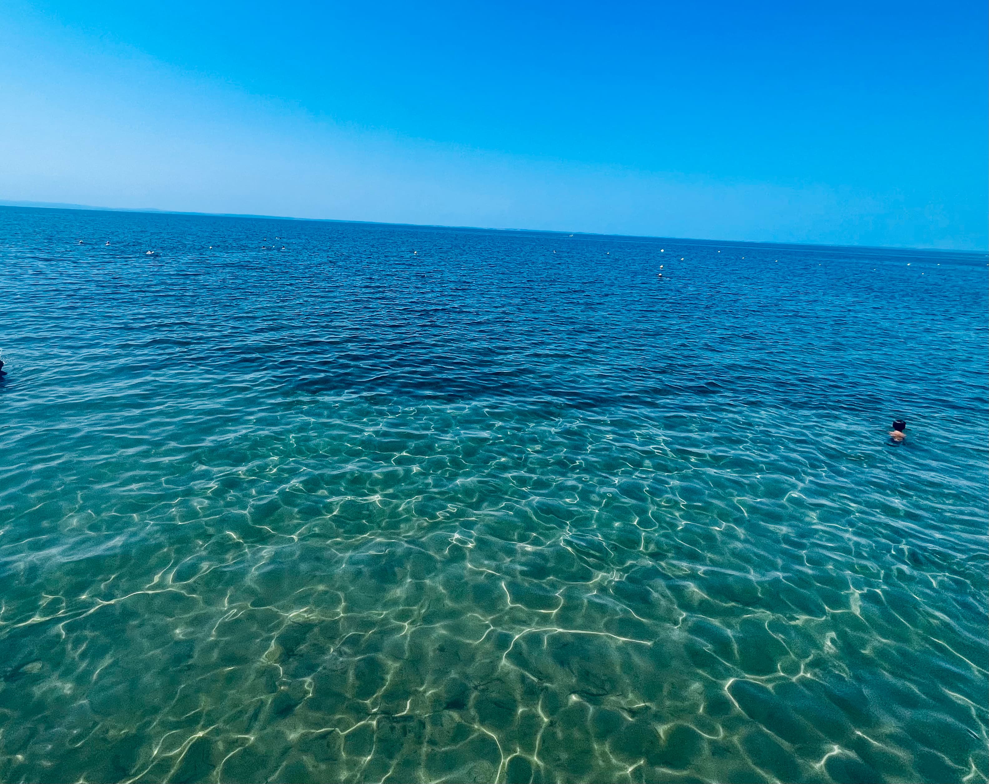 Crystal clear waters